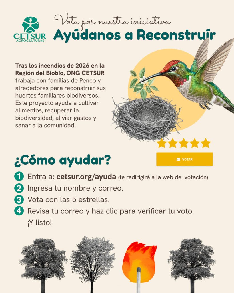 Vota para Ayudarnos a Reconstruír